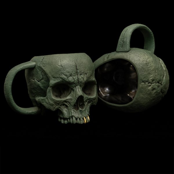 MISFIT ST. PATTY'S SKULL TEACUP - Image 2