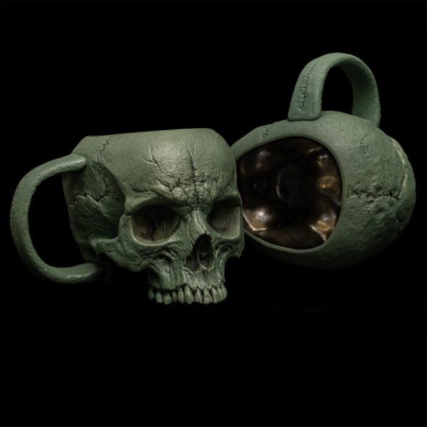 ST. PATTY'S SKULL TEACUP