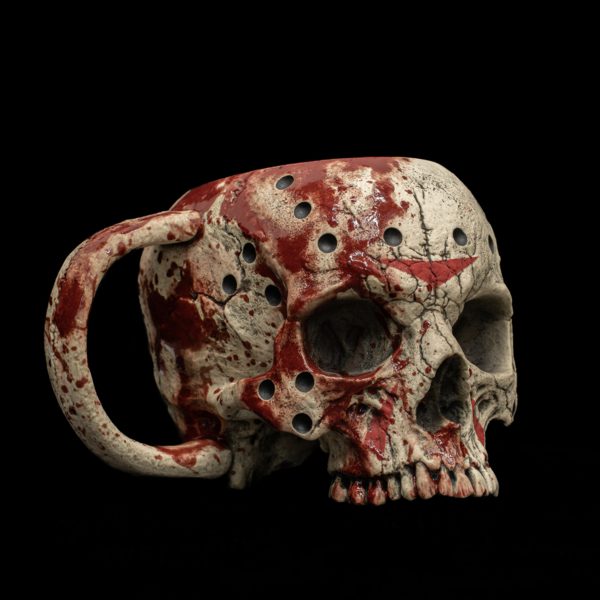 F13 SKULL TEACUP - Image 2