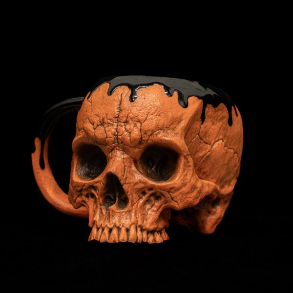HALLOWEEN SKULL TEACUP - Image 6