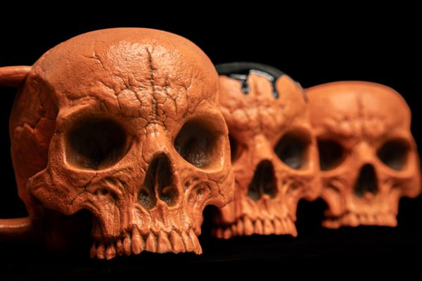 HALLOWEEN SKULL TEACUP - Image 9