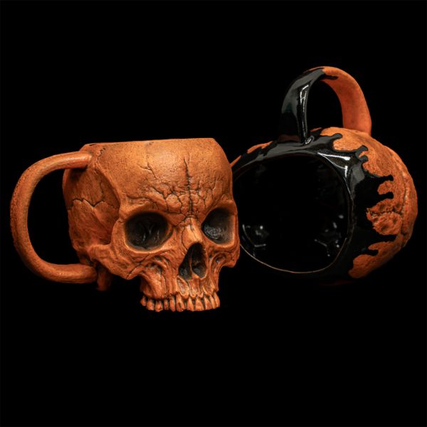 HALLOWEEN SKULL TEACUP