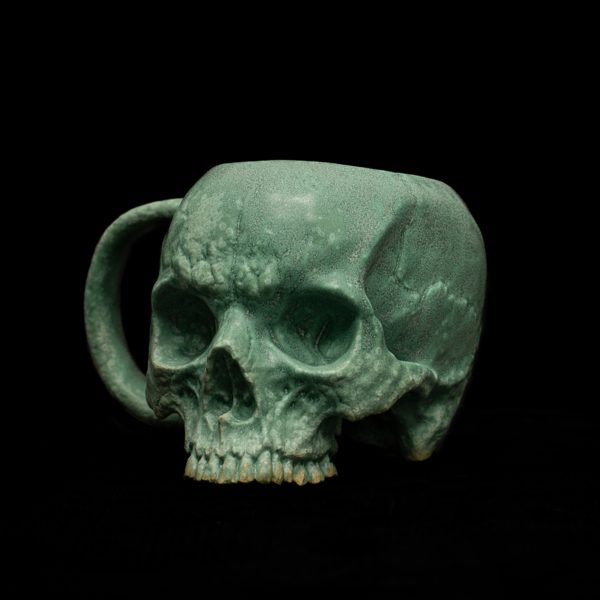 VERDIGRIS SKULL TEACUP - Image 2