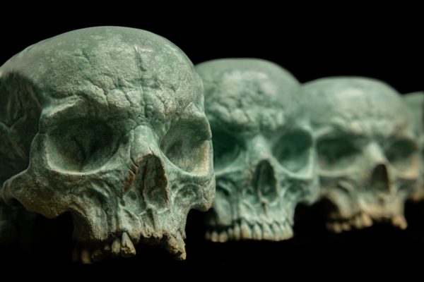 VERDIGRIS SKULL TEACUP - Image 10