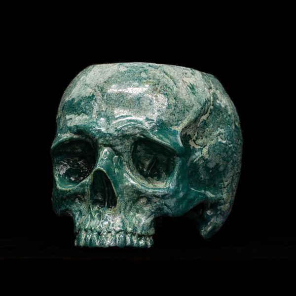 LICHEN HALF SKULL BOWL