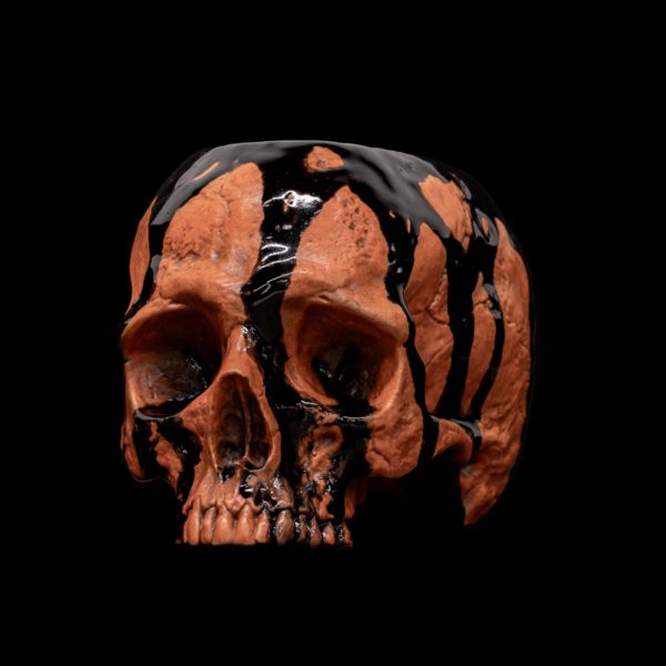 HALLOWEEN HALF SKULL BOWL - Image 2