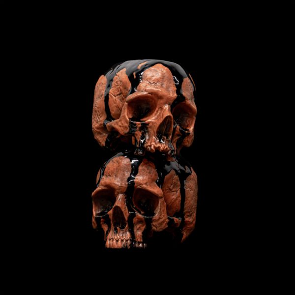HALLOWEEN HALF SKULL BOWL - Image 10